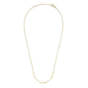 Gouden collier 3xbar 45cm JKN21101 
