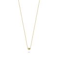 Gouden collier bolletje 3120YGO
