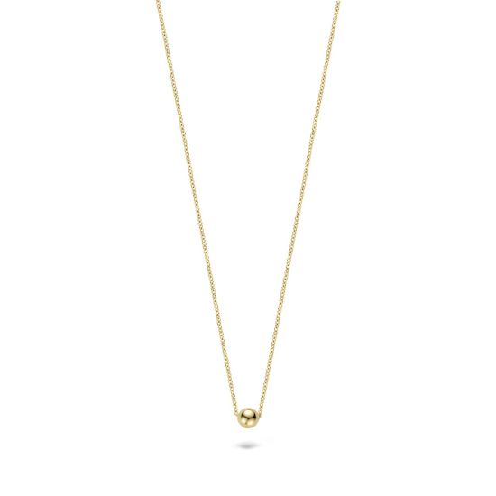 Gouden collier bolletje 3120YGO