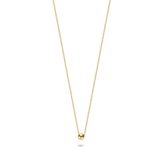 Gouden collier bolletje 3120YGO