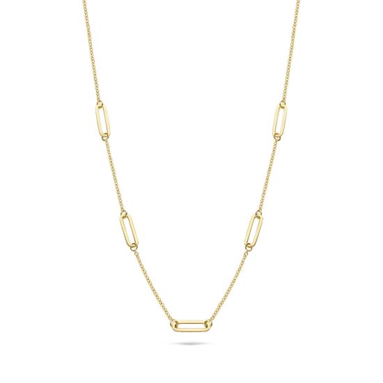 Gouden collier 5x schakel 3102YGO