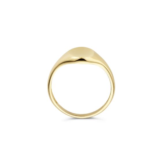 Gouden ring monogram 1218YGO/50