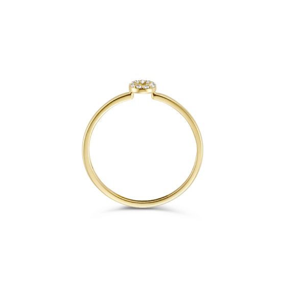Gouden ring open circle mt 50 1217YZI/50