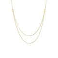 Gouden collier multi 0,9mm 42 + 3 cm 4024500