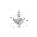 Hanger hart en hondenpoot zirkonia