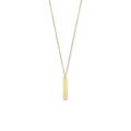 Gouden collier 1,0 mm plaat 4,0mm 42-45cm 4024806