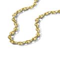 Gouden collier koffieboon 5,8mm 43cm 10.7gr 4025121