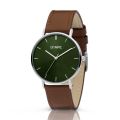 Olympic horloge dames staal/leer OL66DSL010