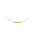 Gouden collier 5xschakel 45cm JKN22201 