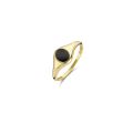 Gouden zegelring onyx mt 52 1219YON/52