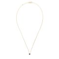 Gouden collier blauw saffier geboortesteen september SWBN01SEP-Y