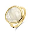 Gouden ring parelmoer mt17,25 4025815