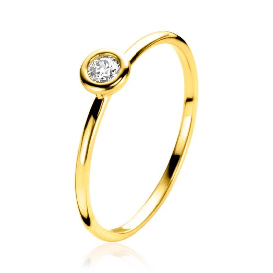 Gouden ring zirk mt 52 ZGR371-52 