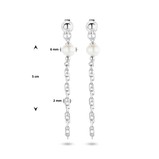 Oorhangers parel en bolletjes