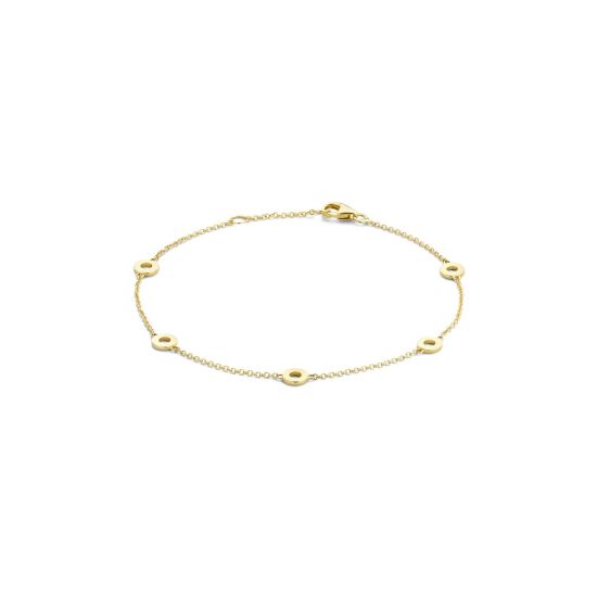 Gouden armband open circle 2201YGO