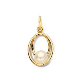 Gouden hanger zoetwaterparel HB137519