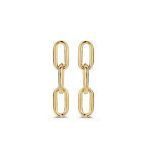 Gouden oorstekers paperclip OR107604