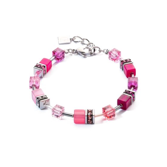 CdL armband rose/st  2838/30-0422