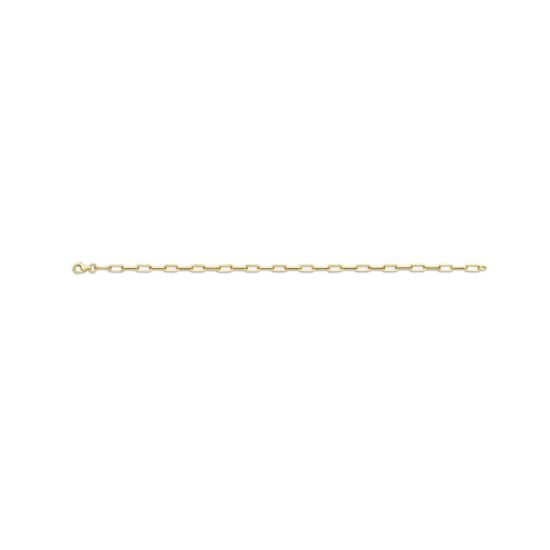 Gouden armband paperclip 2191YGO