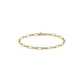 Gouden armband paperclip 2191YGO
