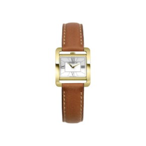 MH horloge dames staal/geel/leer 17137P08GD