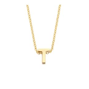 Gouden collier letter T 3155YGO-T