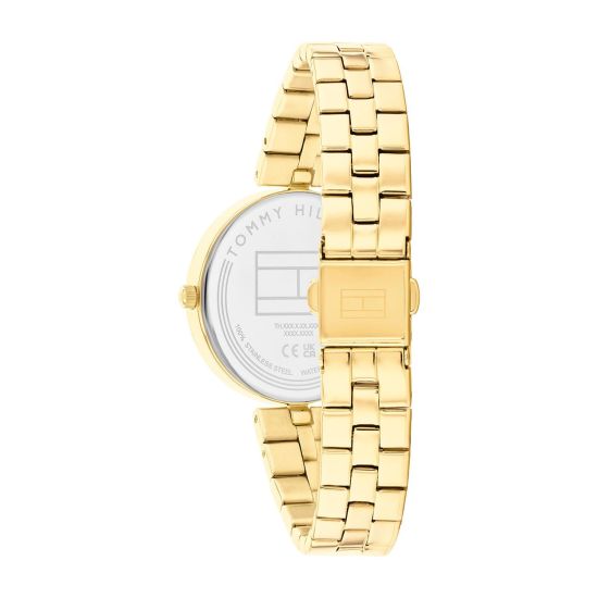 TH horloge dames staal/geel TH1782685