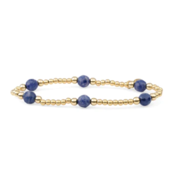 SJ armband sodalite geel verguld BLK03G-G20