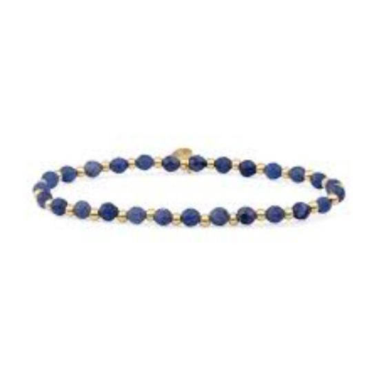 SJ armband sodalite mix geel verguld SBG-GEM20-3MM-MIX