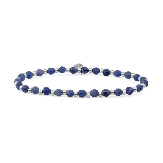 SJ armb sodalite zilv SB-GEM20-3MM-MIX