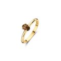 Gouden ring rookkwarts mt 54 1242YSQ/54