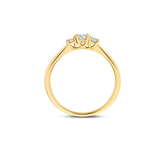 Gouden ring LG 0.32 mt54