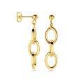 Gouden oorstekers schakel 4030492