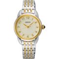 Seiko horloge dames staa/geel SUR562P1
