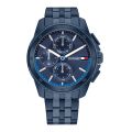 TH horloge heren staal/blauw pvd TH1710622
