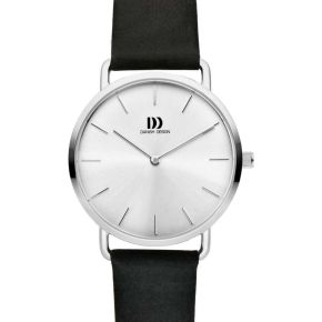 DD horloge heren staal/leer IV12Q1244