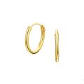 Gouden oorringen 1.3x13mm 4001309